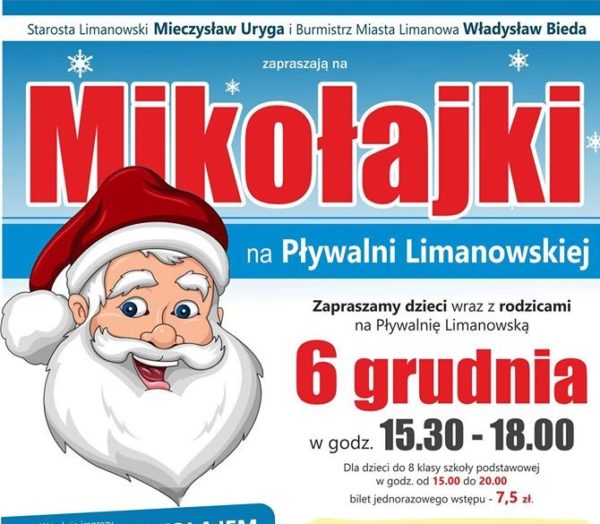 Pływalnia Limanowska, Mikołajki, 6 grudnia