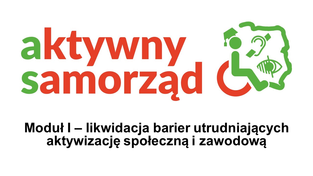 napis logo aktywny samorząd Moduł I