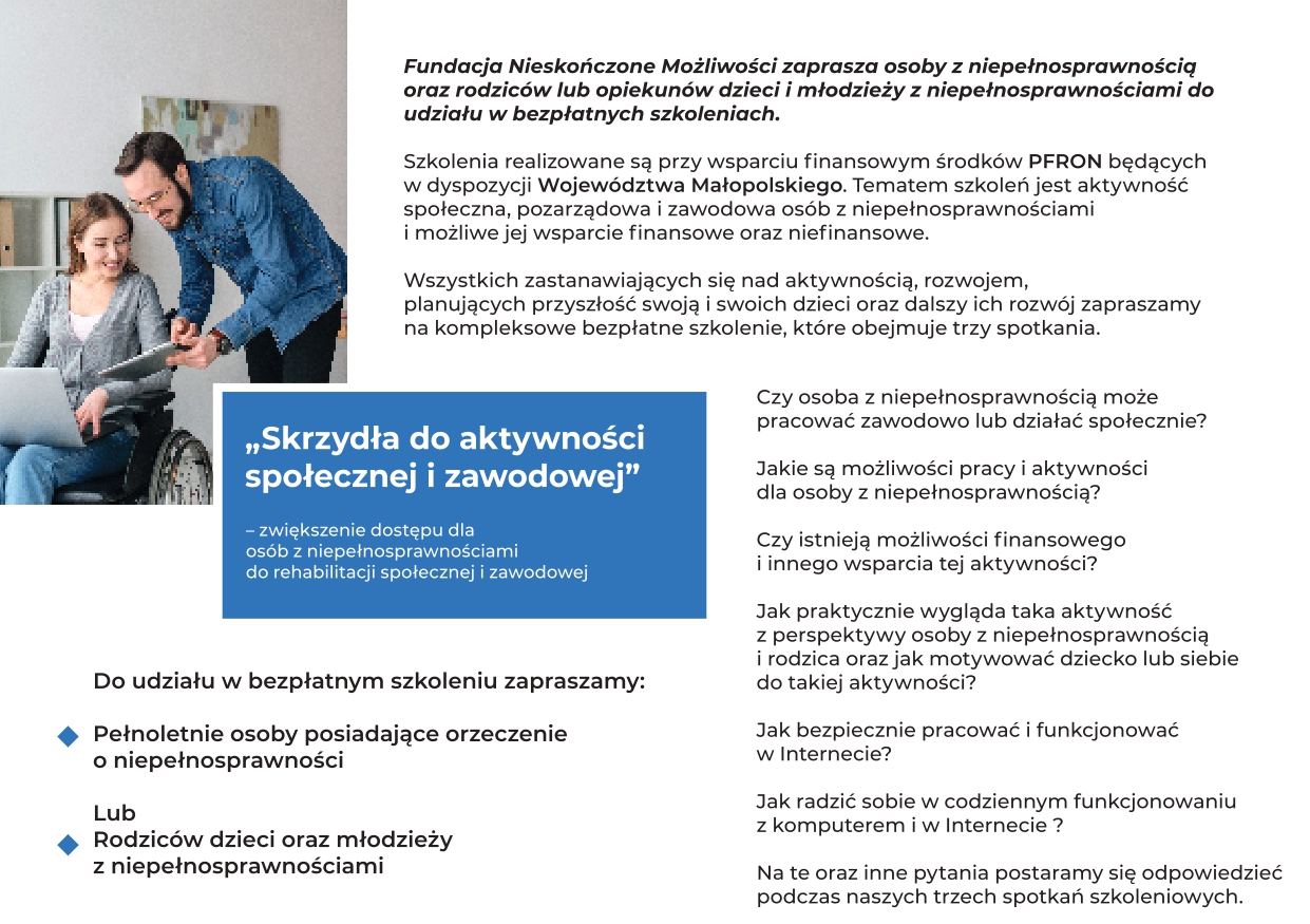 ulotka programu wszelka treść na ulotce została zawarta w treści ogłoszenia